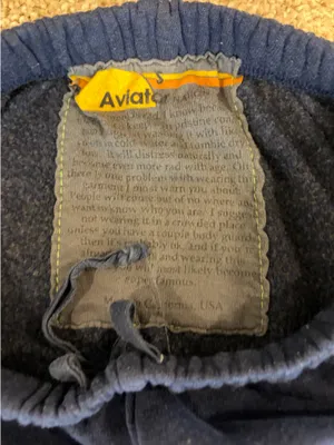 Aviator Nation Sweatpants Smiley Face thumbnail 3