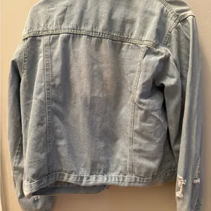 Light Blue Denim Jacket Size L thumbnail 3