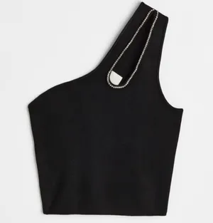 H&M One Shoulder Top thumbnail 1