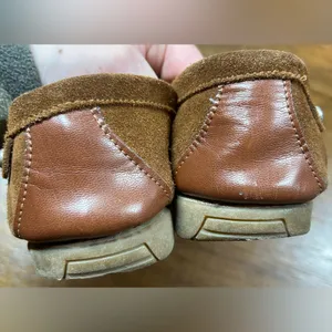 Picnic Size 38 (7.5) Brown Suede Slip On Loafers thumbnail 4