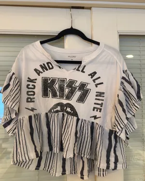 Pilcro Anthropologie Kiss Tee Size XXS thumbnail 2