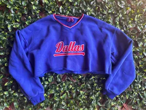 EDIKTED “Dallas” crop sweatshirt Size Medium  thumbnail 1