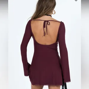 Princess Polly - LUKEA LONG SLEEVE MINI DRESS MAUVE thumbnail 7