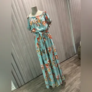 S🤍🌸AMTIOUS floral maxi dress ✨ Purple thumbnail 3