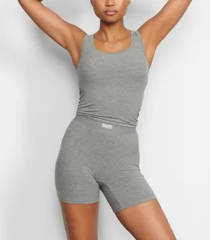 Skims Soft Lounge Tank Top Heather Grey Size XS thumbnail 1