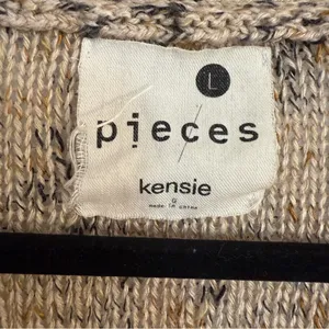 Pieces by Kensie Women's Multicolor Knit Sweater Cardigan Large thumbnail 3