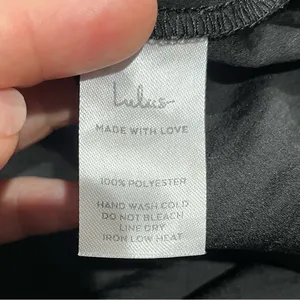 Lulus Maxi Dress Size Small Black Tank Minimalist Slinky Casual Beach Vacation thumbnail 8