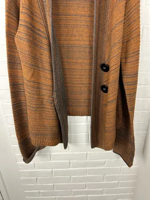 Rico Handmade in Thailand Knit Cardigan Sweater Size L thumbnail 4