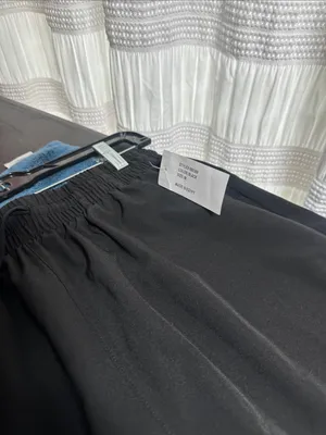 Black Elastic-Waist Scrub Pants Sz M NWT thumbnail 5