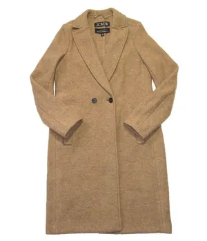 NWT J.Crew New Daphne Topcoat in Heather Camel Italian Boiled Wool Coat 2T $228 thumbnail 2