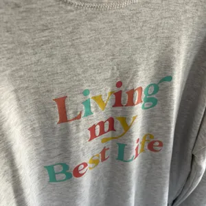 Living‎ my best life oversized sweatshirt womans medium thumbnail 2