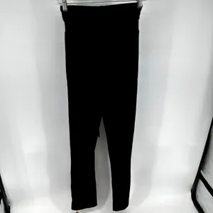 Reformation Kassia Pants Tie Waist High Rise Trousers Slim Straight Black XS NWT thumbnail 6