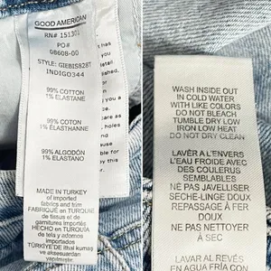 Good American Good Icon Split Inseam Jeans Size 10 / 30 Medium Wash Straight Leg thumbnail 9
