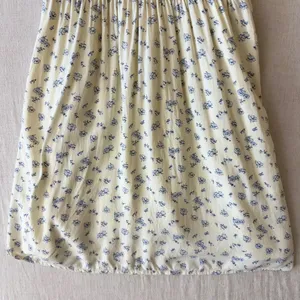 Abercrombie & Fitch Cream and Blue Floral Bustier Mini Dress Womens Small thumbnail 11