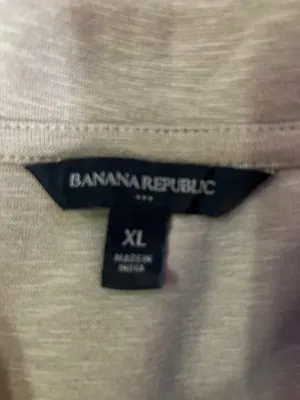 Banana Republic Women’s XL Cotton Stretch Sleeveless Polo Boxy Top Used thumbnail 5