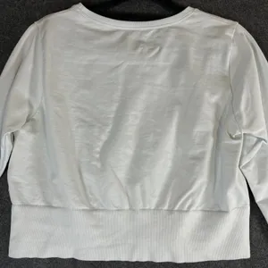 OFFLINE by Aerie Womens XXL White Cropped Long Sleeve Crewneck Sweatshirt thumbnail 10