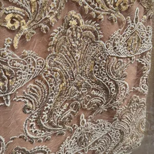 Free People Night Shimmers Gold Nude Sparkly Mini Dress Size 12 thumbnail 7