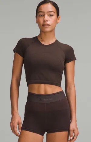 Lululemon Swiftly Tech Cropped Short Sleeve thumbnail 1