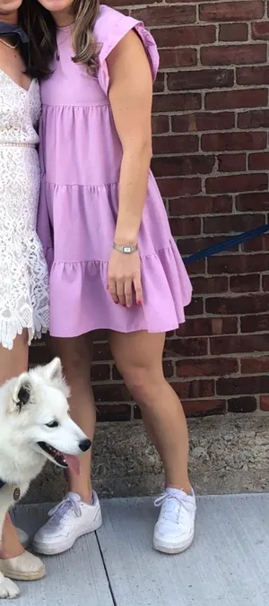 Petal and pup pink mini dress thumbnail 1
