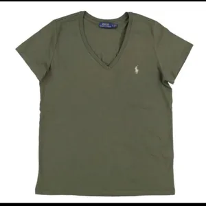 Ralph Lauren Olive Short Sleeve‎ V-Neck Tee thumbnail 1