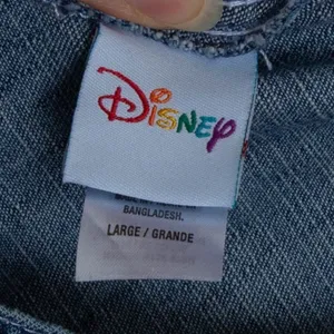 Vintage Disney Womens‎ Overalls Denim Shortalls Shorts Size L Blue Mickey Mouse thumbnail 5