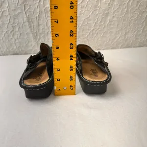 Alegria Clogs Size 8.5 / 39 Women's Floral Mules Leather Shoes Comfort Slip On thumbnail 11