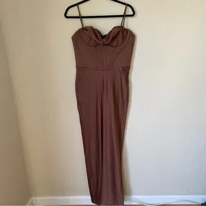 House of CB Charmaine Corset Dress in Chocolate‎ brown size XL NWOT thumbnail 3
