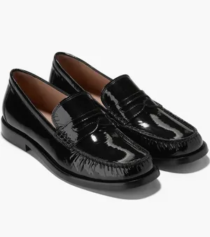 Cole Haan Penny Loafers Black Patent thumbnail 1