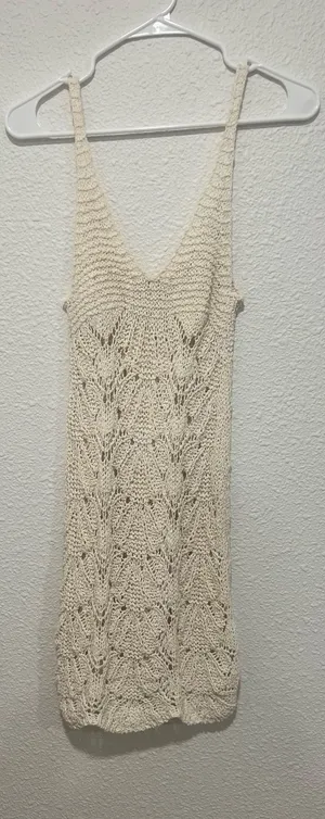 ZARA Cover-Up Dress Crochet thumbnail 1