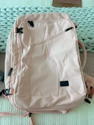 Pink carry on backpack thumbnail 1