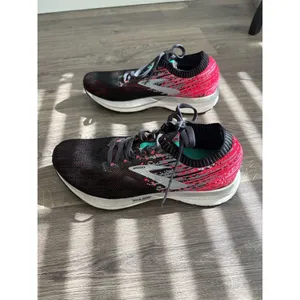 Brooks Ricochet 7 Women Running Shoes Black‎ Pink Teal DNA AMP Athletic Sz 7 thumbnail 4