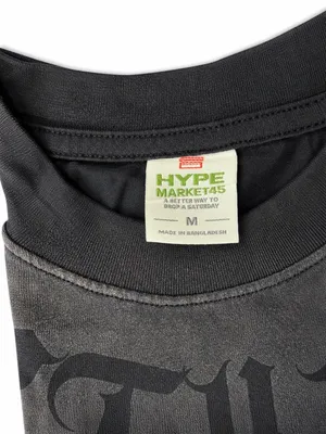 Hype Market 45 Vintage Washed Black Graphic thumbnail 6