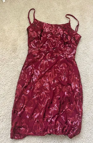 Hello Molly red hoco dress thumbnail 1