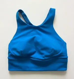 lululemon athletica Wunder Train Longline Support Bra Poolside-Size 6 thumbnail 1