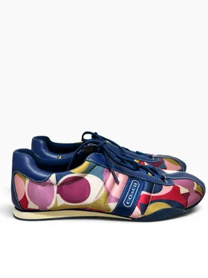 Coach "Kirby" Multi-Color Pop C Print Sneaker (Size 10M) thumbnail 3