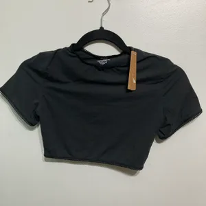 SKIMS Picot Cropped T-Shirt Set thumbnail 3