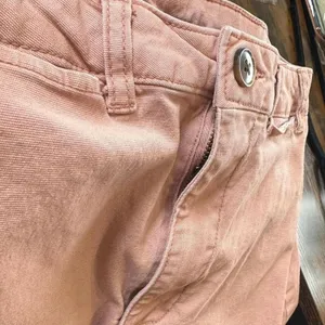 Old Navy Wide Leg High Rise Pants Mauve Pink 4 Tall Trousers Cotton Twill‎ thumbnail 7
