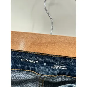 Old Navy Rockstar Super Skinny Distressed Medium Wash Jeans Womens‎ 2 Mid Rise thumbnail 6