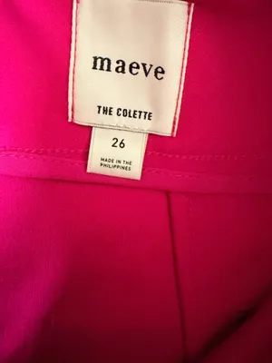Anthropologie Maeve The Colette Bow-Waist Crop Wide-Leg Pants, Size 26 thumbnail 13