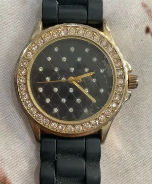 Black Silicone Polka Dot Fashion Watch‎ thumbnail 1