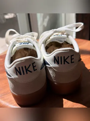 Nike Killshot 2 sneakers featuring a distinct gum rubber sole and navy swoosh 9 thumbnail 5