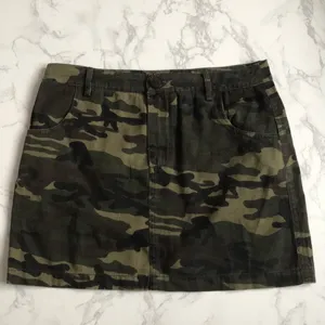 Wild Honey Camo Mini Skirt Grunge Festival thumbnail 2