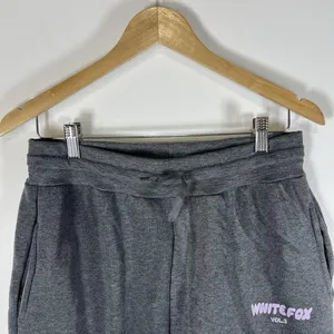White Fox Boutique Charcoal‎ Grey Vol.3 Logo Sweat Shorts Womens 2XL thumbnail 2