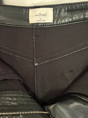 Aritzia Melina Super High Rise leather pants thumbnail 7
