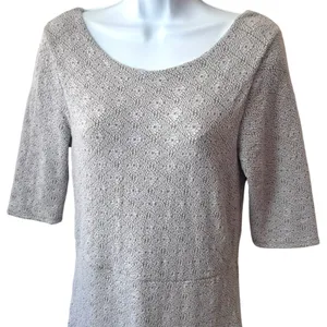 Free People Floral Purple & Green Texture Mini Dress FairyCore Feminine Dainty L thumbnail 3