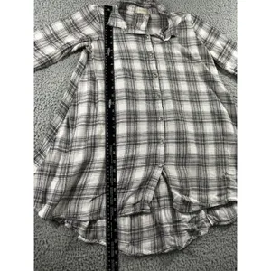 Altar'd State Tunic Shirt Women Small 3/4 Sleeve Button Up Tie Back‎ Cottagecore thumbnail 5