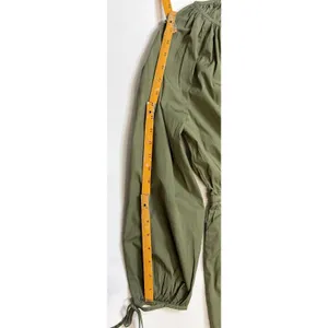 J.Crew Olive Green Cotton‎ Poplin Long Sleeve Romper Button Front Medium NWT thumbnail 8