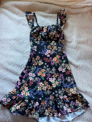 Dry Goods Floral summer dress with tie back thumbnail 1
