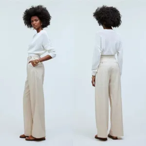 Madewell The Harlow Wide Leg Pant thumbnail 3