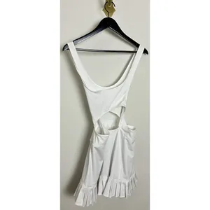 FREE PEOPLE Movement Back It Up Skortsie in White Size Medium thumbnail 6